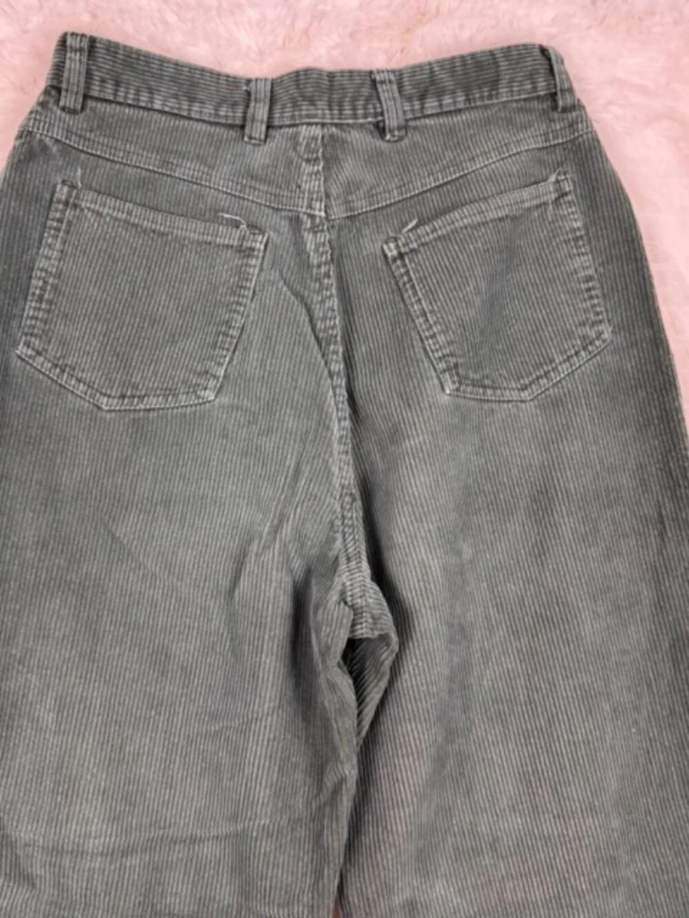 Vintage Eastern Mountain Sports Size 10 Corduroy Pants Green Gorpcore Hiking